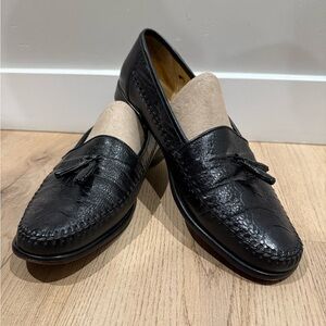 Belvedere Florence Men’s Leather Tassel Loafers Dress Shoes Italy Size 12M